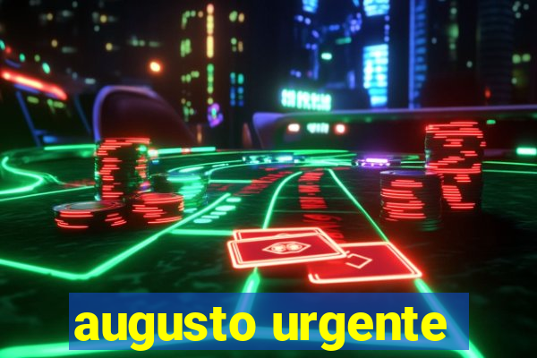 augusto urgente- jacobina